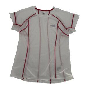 The North Face Womens Medium Flash Dry Short Sleeve T-Shirt Running Active N6733